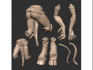 Demon Hunter World of Warcraft 3D Принт Модель