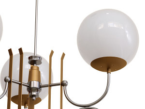 Lampu Gantung STILNOVO 6 CAHAYA Model 3D