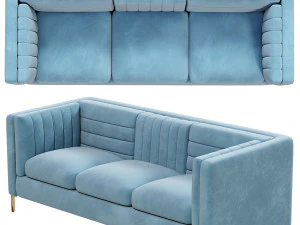 3 Seater Chesterfield Sofa 3D Model