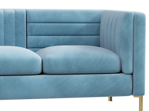 3 Seater Chesterfield Sofa Model 3D
