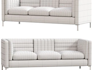 3 Seater Chesterfield Sofa 3D Model