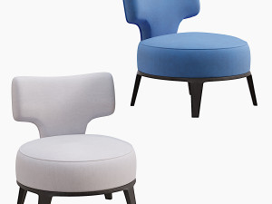Drop armchair 3D 모델