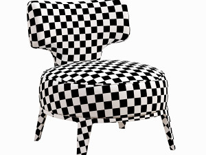Drop armchair 3D Model