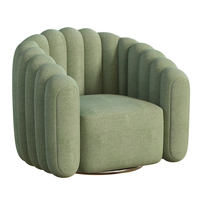Fitz Swivel armchair 3Dモデル .c4d .max .obj .3ds .fbx .stl .blend 