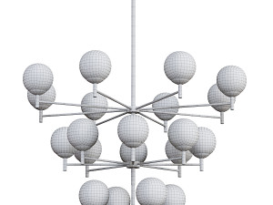 Foster chandelier Model 3D