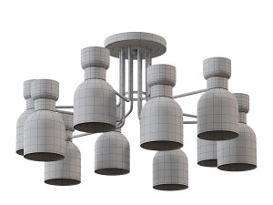 Freya Isla chandelier 3D Model