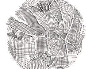 Espelho de relance Modelo 3D