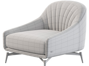 Natuzzi Felicita Armchair Modelo 3D