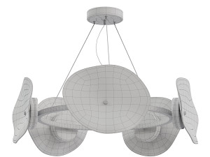 Odeon light fluent chandelier 3D Model