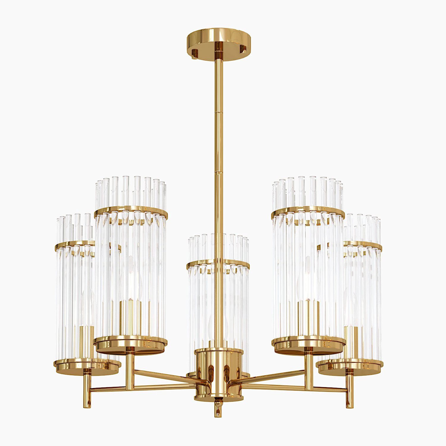 Odeon light Formia chandelier 3D Model .c4d .max .obj .3ds .fbx .stl .blend 