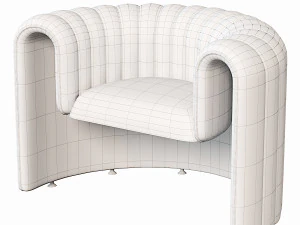 Remnant armchair 3D Model