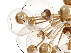 Soleil chandelier 3D Model