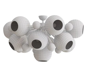 Soleil chandelier 3D Model