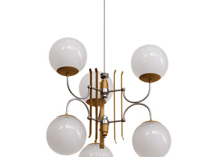 STILNOVO 6-LIGHT CHANDELIER Modello 3D