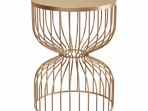 Wire bedside table Yanik 3D Model