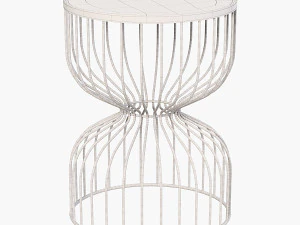Wire bedside table Yanik 3D Model