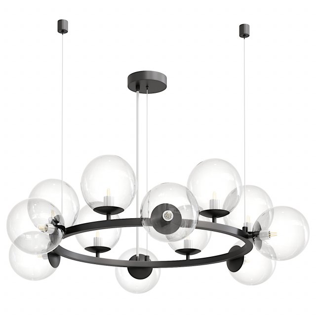 Odeon light modern Tovi chandelier 3D Model .c4d .max .obj .3ds .fbx .stl .blend 