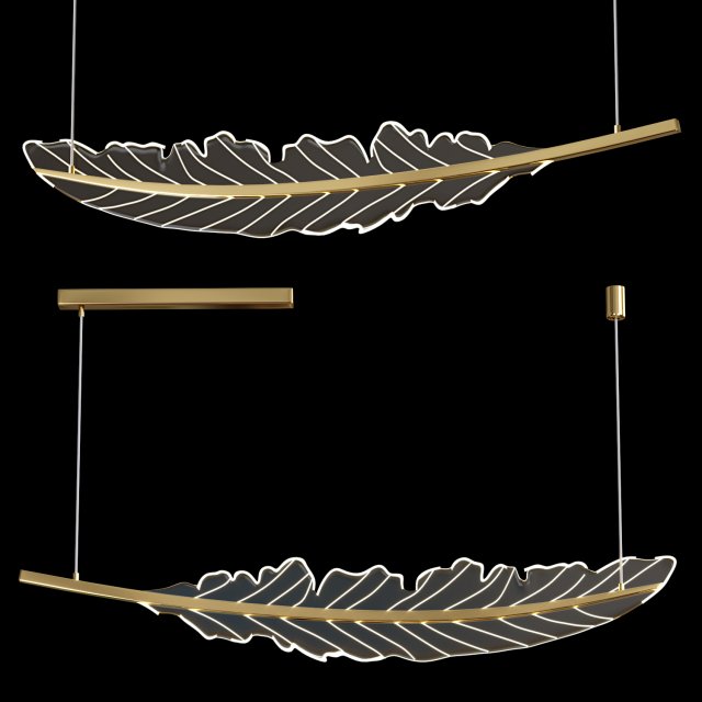 Minimalist chandelier Modèle 3D .c4d .max .obj .3ds .fbx .stl .blend 
