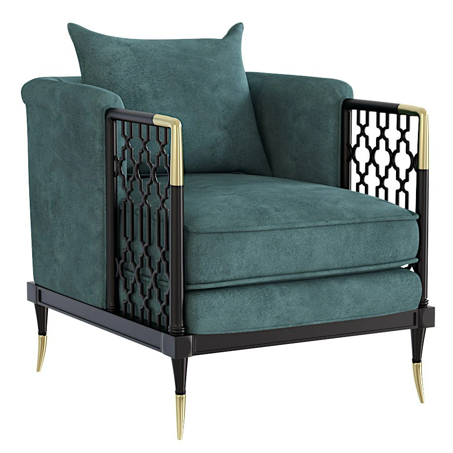 Caracole armchair 3D Model .c4d .max .obj .3ds .fbx .stl .blend 