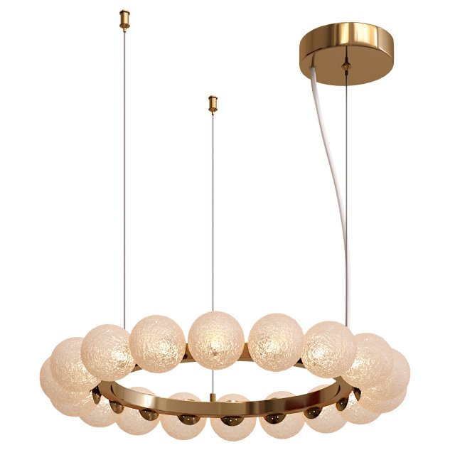 Ambre pendant lamp 3D Model .c4d .max .obj .3ds .fbx .stl .blend 