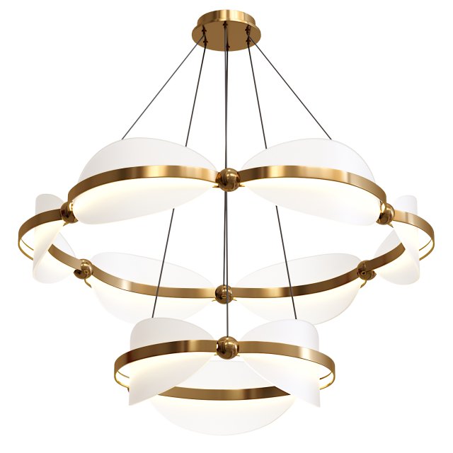 Breeze pendant lamp Model 3D .c4d .max .obj .3ds .fbx .stl .blend 