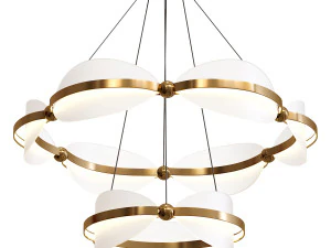 微风吊灯 3D 模型