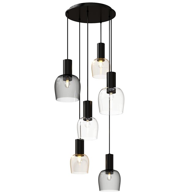 Smart Casual Pendant Light 3D Модель .c4d .max .obj .3ds .fbx .stl .blend 