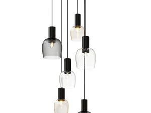 Luz pendente casual inteligente Modelo 3D