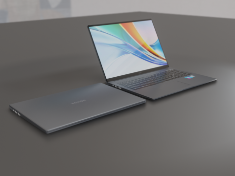 Honor Magic Book x16 3D मॉडल