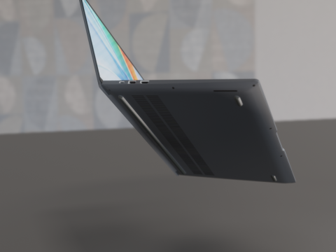 Honor Magic Book x16 3D मॉडल