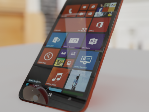 Nokia Lumia 1320 3D Model