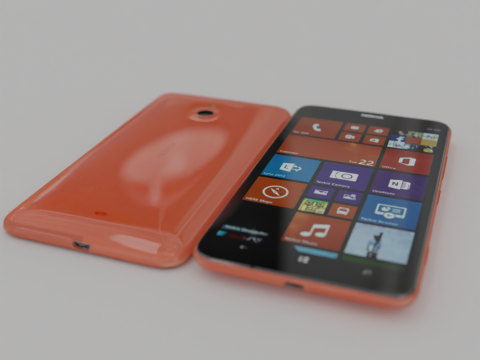Nokia Lumia 1320 3D मॉडल