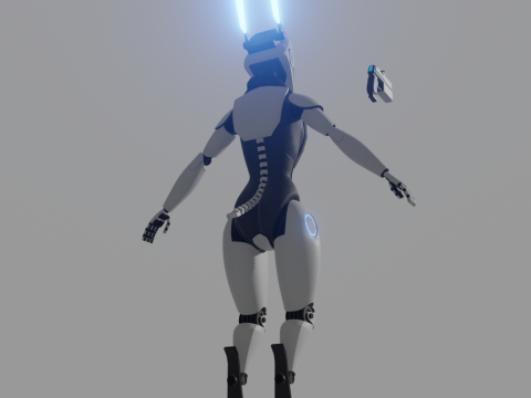 Cyber Woman 3D Model