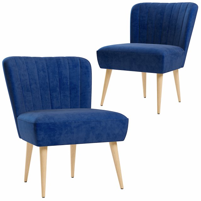 Madeline Chair 3D Model .c4d .max .obj .3ds .fbx .stl .blend