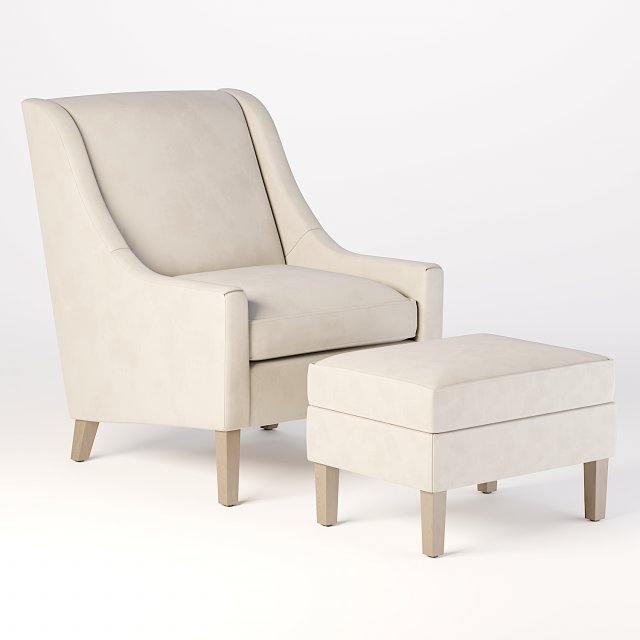 The Chrystie Chair Modello 3D .c4d .max .obj .3ds .fbx .stl .blend 