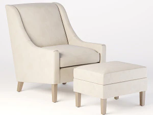 The Chrystie Chair 3D Model