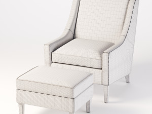 The Chrystie Chair Modello 3D