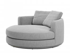 Hamilton Round Performance Stoff-Drehsessel f&uuml;r 15 Personen 3D Modell