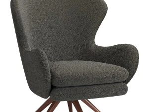 Powell Boucle Wingback Accent Chair 3D Model
