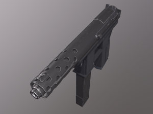 TEC-9 Model 3D