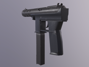 TEC-9 Model 3D