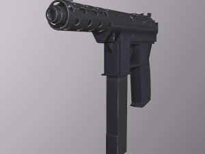 TEC-9 Model 3D