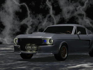 Mustang Shelby GT500 1967 3D Model