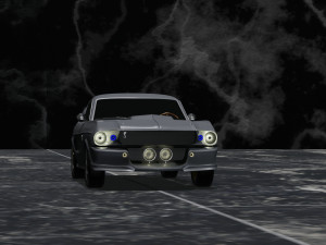 Mustang Shelby GT500 1967 3D Model