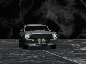 Mustang Shelby GT500 1967 3D Model
