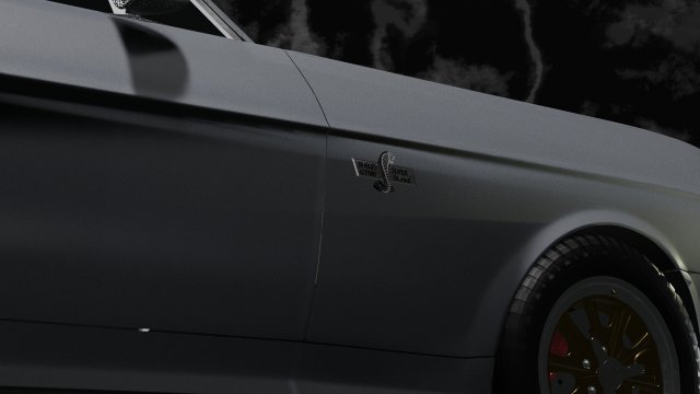 Mustang Shelby GT500 1967 3D Model .c4d .max .obj .3ds .fbx .stl .blend 