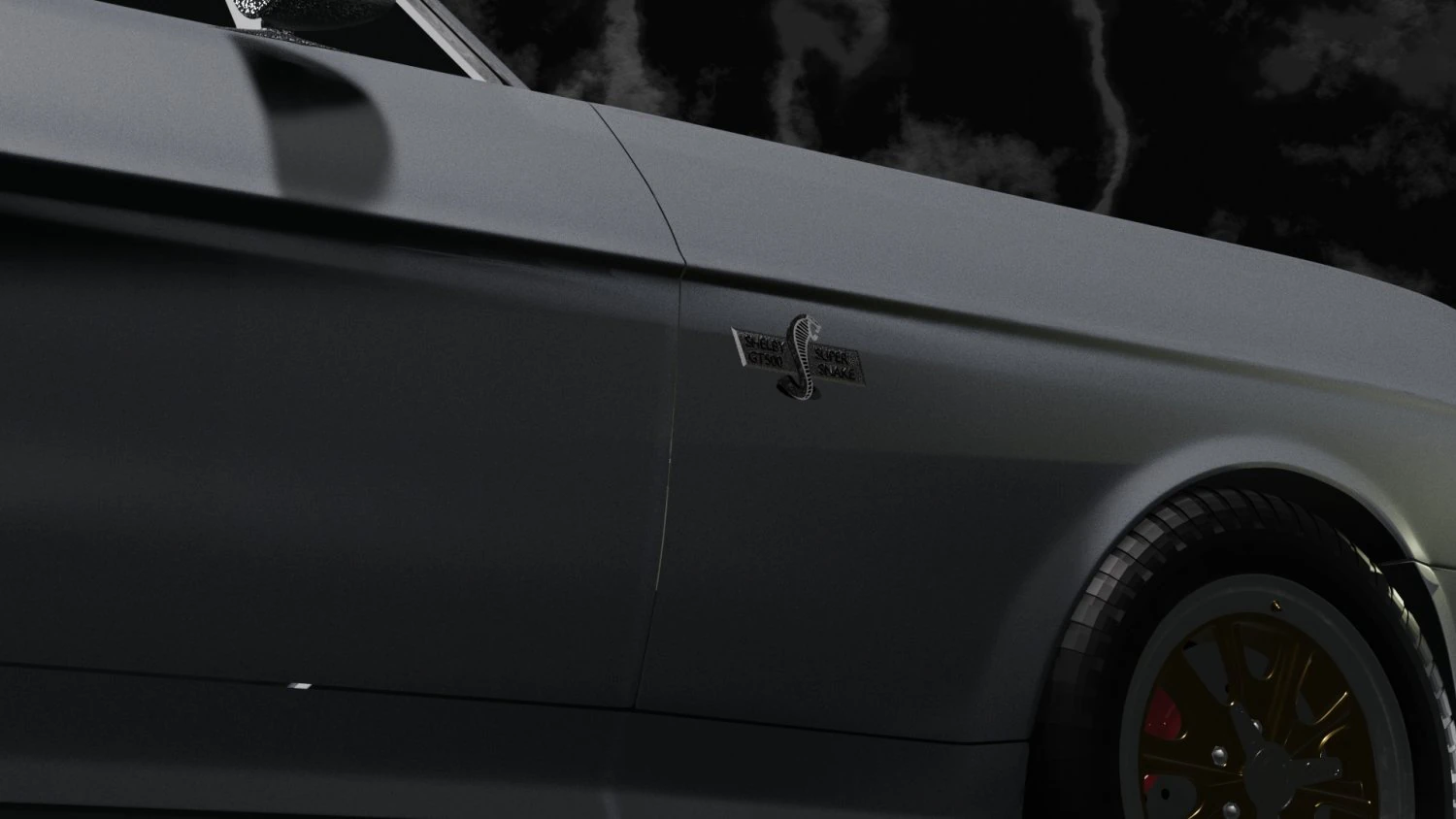 Mustang Shelby GT500 1967 3D Model .c4d .max .obj .3ds .fbx .stl .blend 