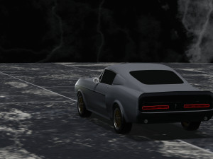 Mustang Shelby GT500 1967 3D Model