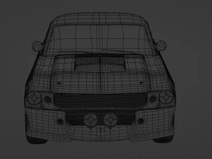Mustang Shelby GT500 1967 3D Model