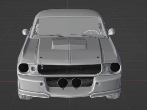 Mustang Shelby GT500 1967 3D Model